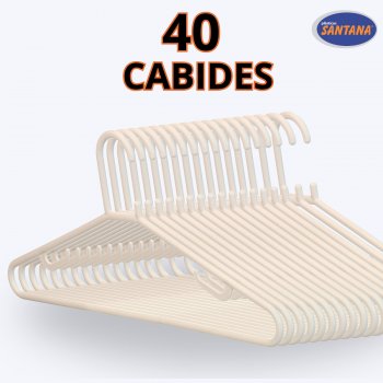 KIT C/40 UNID CABIDE ADULTO BRANCO AVULSO